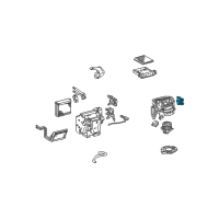 OEM 2012 Toyota FJ Cruiser Servo Diagram - 87106-60170