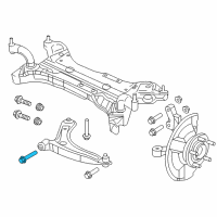 OEM Jeep Compass Bolt-HEXAGON Head Diagram - 6508755AA