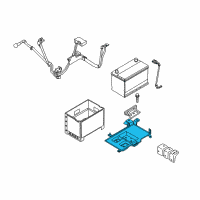 OEM Kia Tray Assembly-Battery Diagram - 371501D000