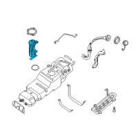 OEM Nissan Pathfinder Armada Fuel Pump Assembly Diagram - 17040-ZQ60A