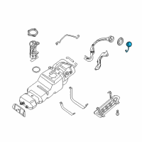 OEM Nissan NV1500 Filler Cap Assembly Diagram - 17251-ZZ62D
