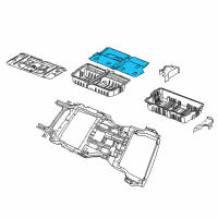 OEM 2015 Dodge Grand Caravan Pan-Center Floor Diagram - 5109038AD