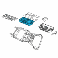 OEM Dodge Caravan Pan-Rear Floor Pan Diagram - 5109072AK