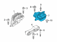 OEM 2022 BMW X2 TRANSMISSION BEARING SET Diagram - 22-31-6-886-197