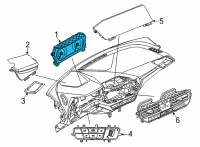 OEM 2020 BMW Z4 INSTRUMENT CLUSTER, HIGH Diagram - 62-10-5-A06-5B5