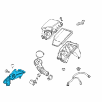 OEM Chevrolet Inlet Duct Diagram - 84221044