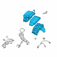 OEM 2016 Chevrolet Malibu Air Cleaner Assembly Diagram - 84588870