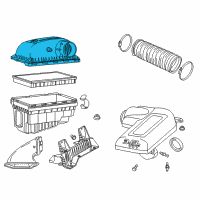 OEM 2020 Ram 1500 Classic Cover-Air Cleaner Diagram - 53032405AD