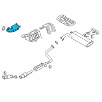 OEM 2021 Kia Soul Catalyst Case Assembly Diagram - 285302BTY0