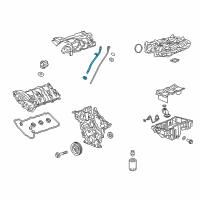 OEM 2018 Buick Enclave Oil Tube Diagram - 12664110