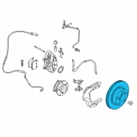 OEM 2020 BMW 440i xDrive Gran Coupe Replacement Front Brake Discs Diagram - 34-10-6-797-603