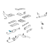 OEM Chevrolet Express Bracket Asm-Exhaust Pipe Hanger Diagram - 25856910