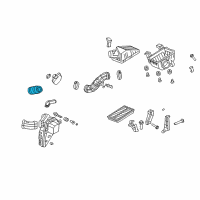 OEM 2008 Honda Element Tube A, Air Inlet Diagram - 17251-PZD-A10