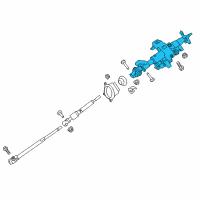 OEM 2017 Nissan Titan XD Column-Steering Tilt Diagram - 48810-EZ30B