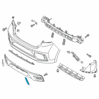 OEM 2018 Hyundai Ioniq Reflector/Reflex Assembly-Rear RH Diagram - 92406-G2000