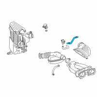 OEM 2005 Lexus IS300 Hose, Air, NO.2 Diagram - 17342-46200