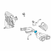 OEM 2012 Scion iQ Inlet Connector Clamp Diagram - 96111-10780