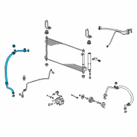 OEM Honda Fit Hose, Suction Diagram - 80311-TF0-003