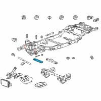OEM 2020 Chevrolet Suburban Suspension Crossmember Diagram - 22833303