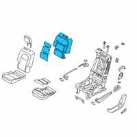 OEM 2021 Lincoln Aviator Seat Back Heater Diagram - LC5Z-14D696-J