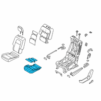 OEM 2021 Lincoln Aviator Seat Cushion Heater Diagram - LC5Z-14D696-P