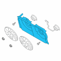 OEM Toyota 86 Fan Shroud Diagram - SU003-01175