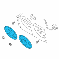 OEM 2020 Toyota 86 Fan Blade Diagram - SU003-01173