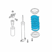 OEM 2013 Ford Fusion Coil Spring Diagram - DG9Z-5560-S