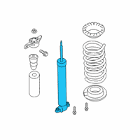 OEM 2020 Lincoln MKZ Shock Diagram - HG9Z-18125-B