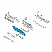 OEM 2008 Mercury Milan Dash Panels Diagram - 6E5Z5401610AA