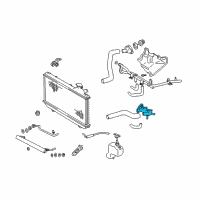 OEM 1996 Toyota RAV4 Water Outlet Diagram - 16331-74170