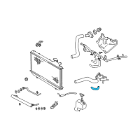 OEM 1995 Toyota Camry By-Pass Hose Diagram - 16261-74010