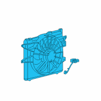 OEM 2008 Ford Mustang Fan Module Diagram - DR3Z-8C607-D