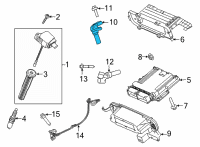 OEM 2014 Ford Taurus Camshaft Sensor Diagram - BL3Z-6B288-C