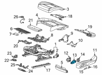 OEM 2020 Cadillac CT4 Seat Switch Diagram - 84751534