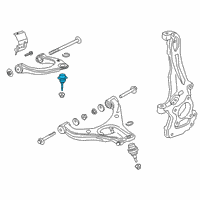 OEM 2020 Ford Ranger Upper Ball Joints Diagram - KB3Z-3050-A