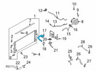 OEM 2022 Ford Bronco HOSE - RADIATOR Diagram - MB3Z-8260-G