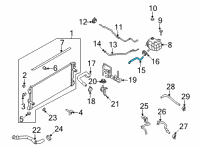 OEM Ford Bronco HOSE ASY Diagram - MB3Z-8C289-A