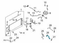 OEM Ford Bronco HOSE - HEATER WATER Diagram - MB3Z-18472-C