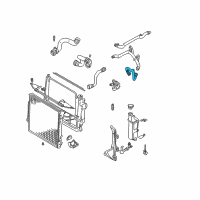 OEM BMW X5 Radiator Heater Hose Water Tube Diagram - 11-53-7-510-120