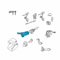 OEM Toyota Tundra Headlamp Dimmer Switch Diagram - 84140-04061