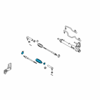 OEM Nissan Altima Boot Kit-Power Steering Gear Diagram - 48203-8J025