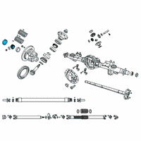 OEM 2020 Ram 1500 Classic Bearing Kit-Differential Side Diagram - 68340251AA
