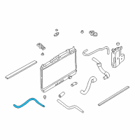 OEM 2000 Nissan Frontier Hose-Flexible Diagram - 21632-8B401