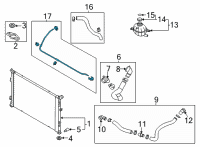 OEM 2022 Kia Sorento Hose Diagram - 25451R5000