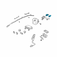 OEM 2005 Acura RL Sensor Assembly, Front Crash (Trw) Diagram - 77930-SDA-A92