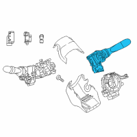 OEM Toyota 4Runner Wiper Switch Diagram - 84652-76010