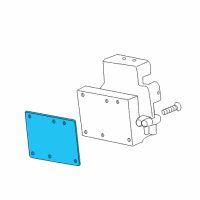 OEM 2009 Hummer H2 ABS Control Unit Gasket Diagram - 25826149