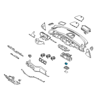 OEM Kia Stinger Mood Lamp Assembly Diagram - 97286C1000