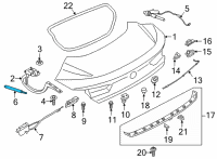 OEM 2021 BMW M850i xDrive Gran Coupe TENSION SPRING, TRUNK LID/TA Diagram - 51-24-7-453-773